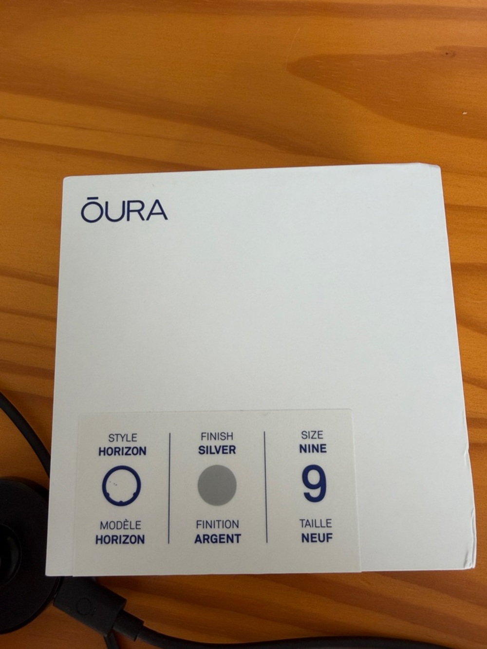 Oura Horizon Ring - Silver Polished Finish